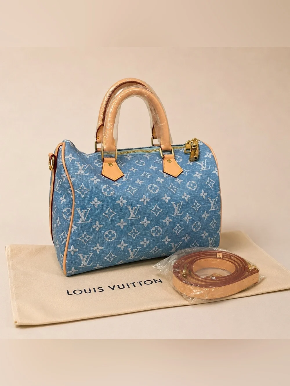 🆕💙Monogram Denim Speedy Bandoulière 💙 - Picture 1 of 12